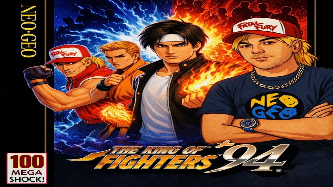 (live+)  ZERANDO NO LVL 8 / KOF 94 neogeo 94s + JOGOS  #arcade   #fgc #fliperama #kof  #shorts