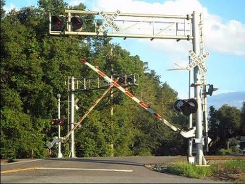 Railroad Crossing Gates Malfunction Youtube