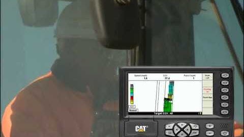 Cat® AccuGrade™ Compaction Control System for Soil Compactors