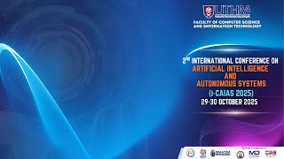 The International Conference on Artificial Intelligence and Autonomous Systems (i-CAIAS) 2025 screenshot 1