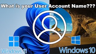 What is my Windows User Account Name? #Determine #Windows10 #Windows11 #User #Account #Name