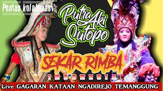 Pentas kolaborasi PUTRA RIMBA & SEKAR RIMBA di Gagaran Kataan Ngadirejo Temanggung