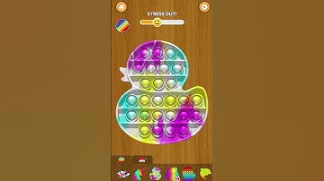 Beautiful pop it fidget game 🌈 #popitworld #games #popitsatisfying #gaming #popits #shorts