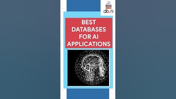 Best Databases For AI Applications | Databases for Artificial Intelligence (A|) | #database #sql