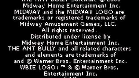 Game Boy Advance Ant Bully, The