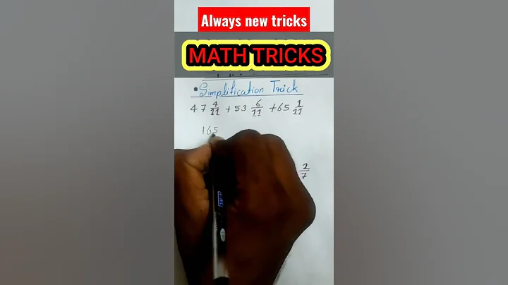 Mixed Fraction Trick | Fast Simplify Trick | Simplification Trick in Hindi #shorts #mathtricks