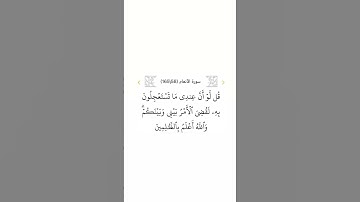 سورة الأنعام ٥٨