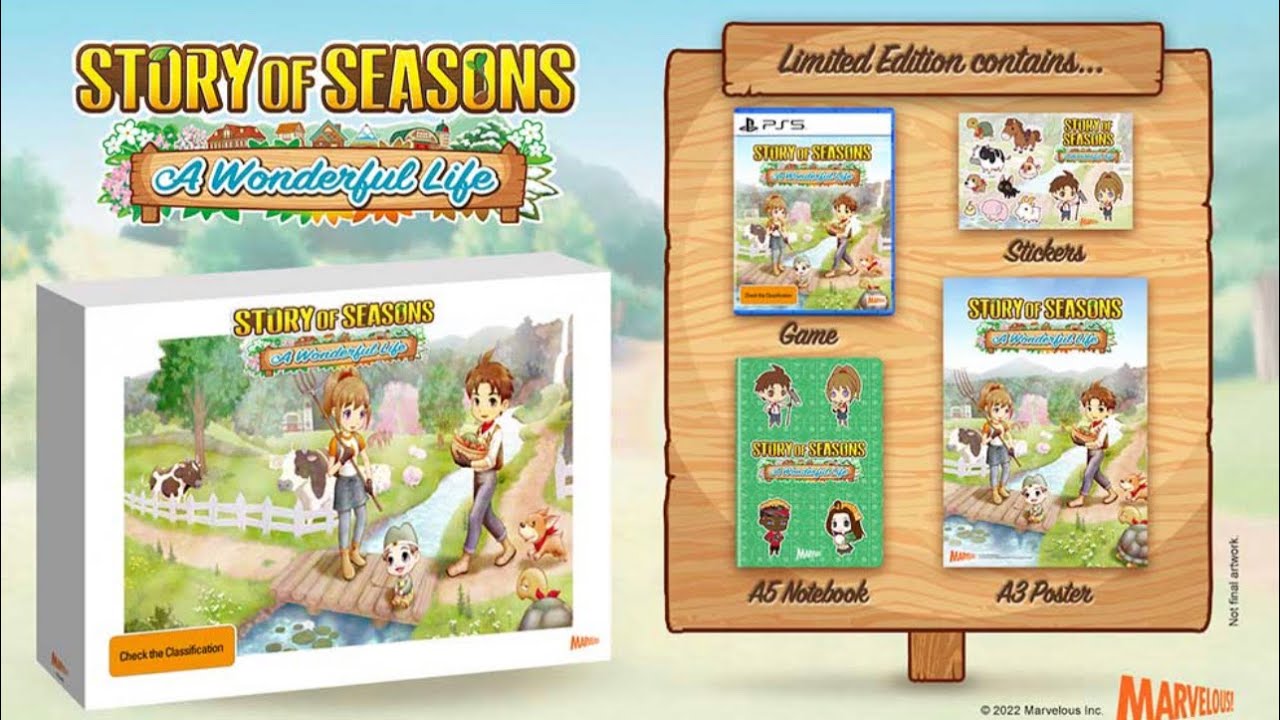 Story of Seasons: A Wonderful Life Limited Edition is available for  PREORDER 😍😍😍😍 - YouTube