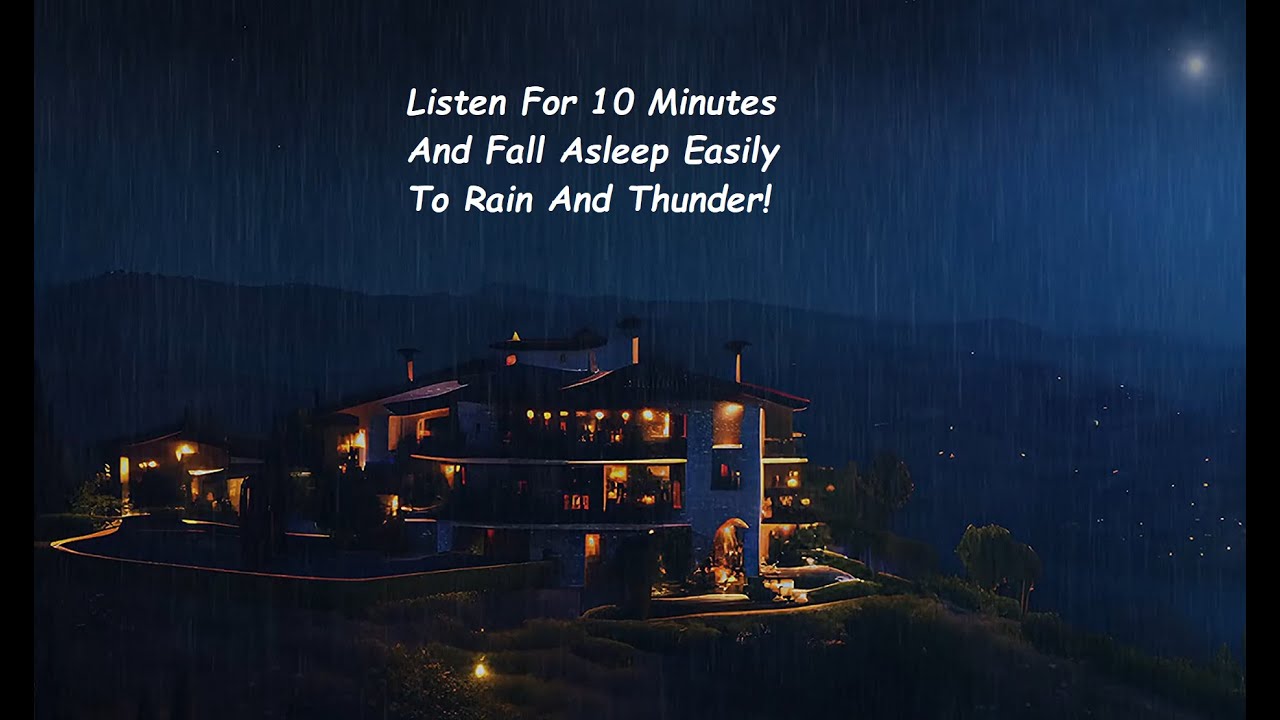 Sleep Instantly To Intense Rain & Thunder! - YouTube