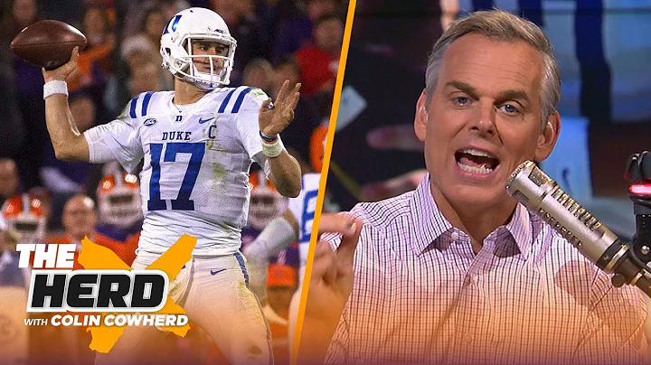 Colin Cowherd begs Giants not to take Daniel Jones...