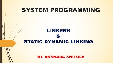 Linkers & Static/Dynamic Linking
