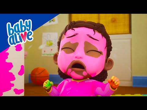 Baby Alive em Português Brasil💦Boneca Boo Boo👶🏽Desenhos Animados  Infantil 💕 