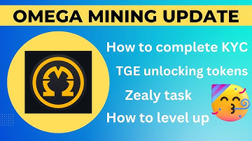 Omega network mining free updates||How to complete KYC+ Zealy task