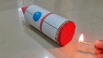 How To Make a Matchbox Rocket Launching Kit |Ways To Make Simple Matchstick ROCKET🚀|MINI ENGINEER|