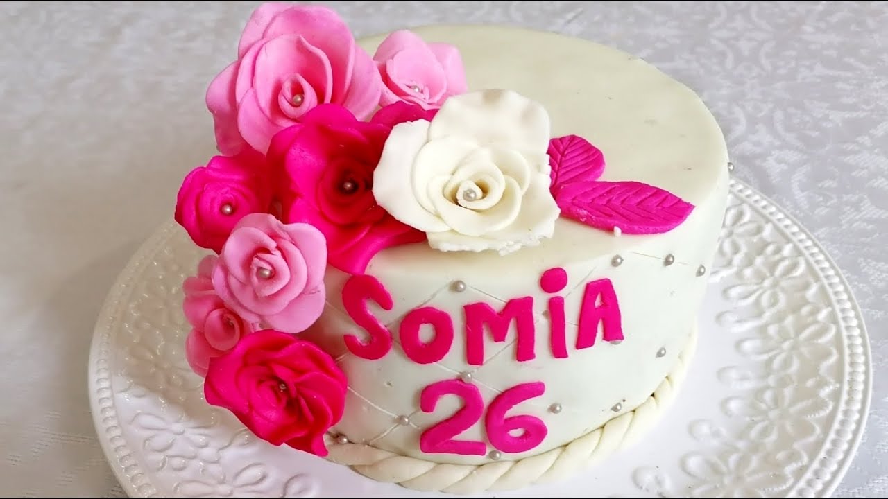 حلوى عيد الميلاد او كيك ديزاين بعجينة الشوكولاته بطريقة بسيطة وسريعة