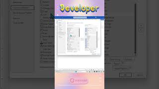 How to Show the Developer Tab in Ms.Word #itkhmer #microsoftword #developer