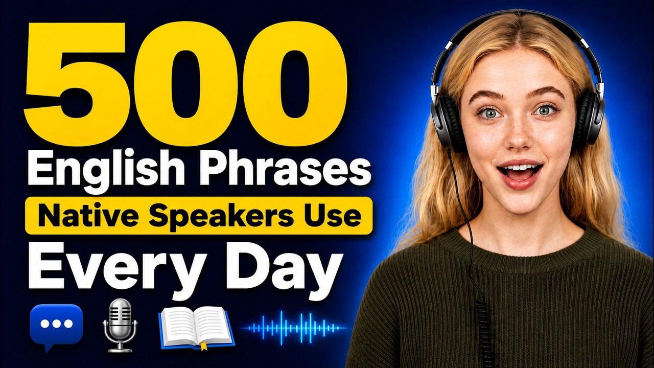 ✨新品未使用✨聴くだけで話せるように！Everyday English Learn 500 English Phrases Native Speakers Use Every Day - YouTube