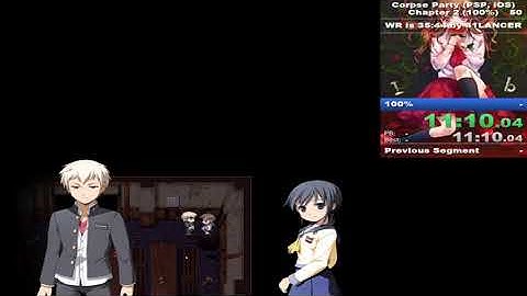 [WR] Corpse Party (PSP, IOS) Chapter 2 100% Speedrun in 35:24