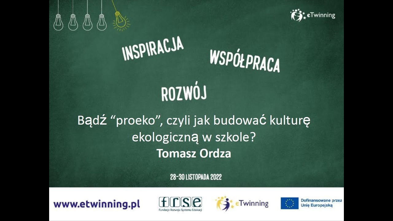 29.11.2022 - Warsztat: Bądź proeko, czyli jak budować kulturę ...