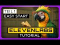 ElevenLabs Tutorial 2025 Auf Deutsch Praxisbeispiele Funktionen Tipps Text To Speech TTS