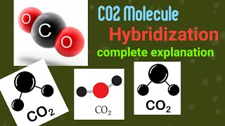 CO2 Molecule formation || SP Hybridization ||Hybridization ||Chemistry ||Chemical bonding ||CO2 ||yt