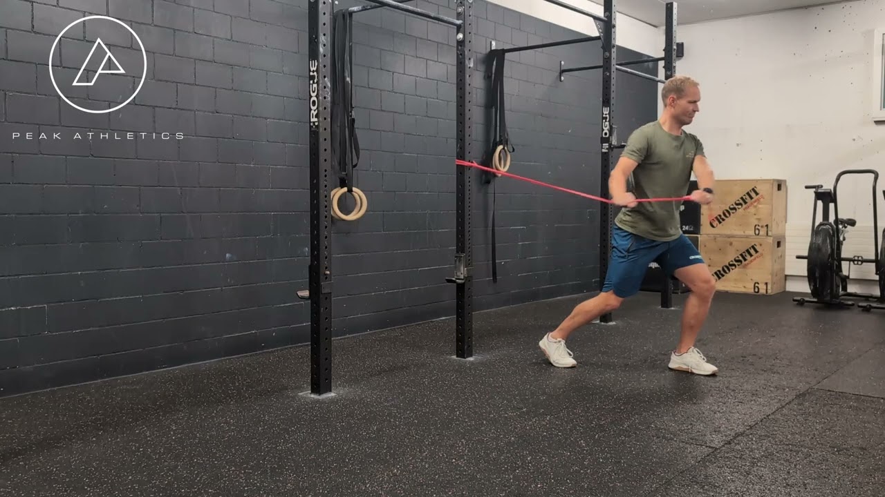 Split Stance Banded UB Rotation