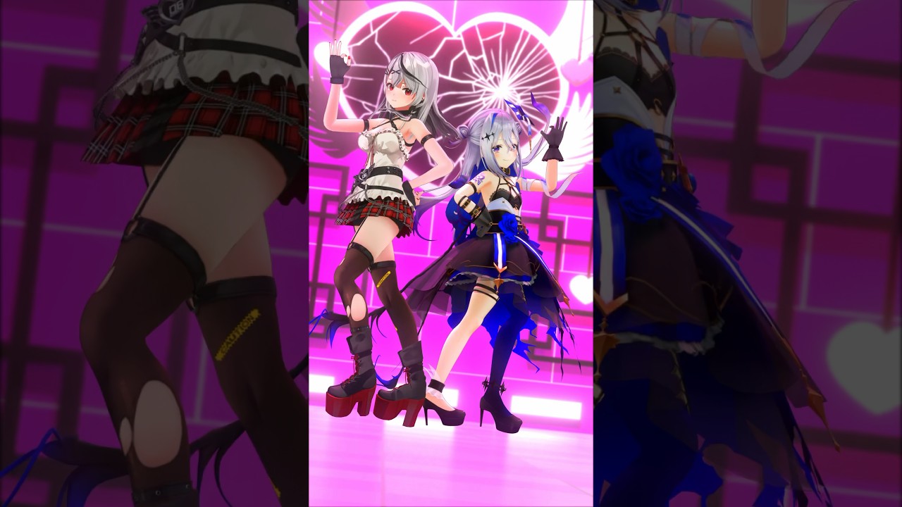 沙花叉と💘ラビットホール👯歌って踊った🐰🕳️ #shorts