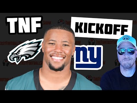 🏈TNF: Eagles at Giants.. Saquon Barkley bounce-back?