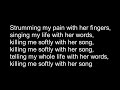 Frank sinatra   killing me softly with lyrics