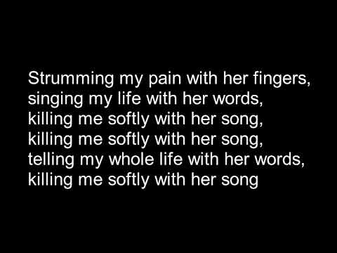 Frank Sinatra  - Killing me softly with lyrics