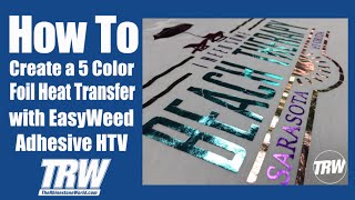 How To Use Magic Foil and Easyweed Adhesive / Let's make a shirt!!