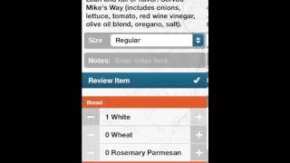 Jersey Mike's Mobile App Demo screenshot 1