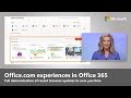 Office.com – Recent updates to Office 365 browser-based fluent design experiences