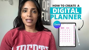 Canva Tutorial: Easy Digital Planner with Hyperlinked Tabs