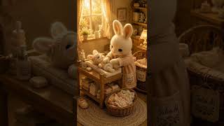 Falling asleep inside the cozy rabbit hole... 🌧️🐰 #shorts #cozy #sleep