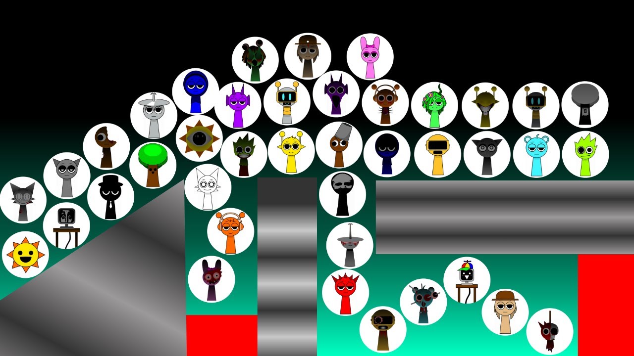 Sprunki Survival Marble Race #2