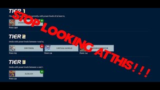 Stop Worrying About the Tier List!