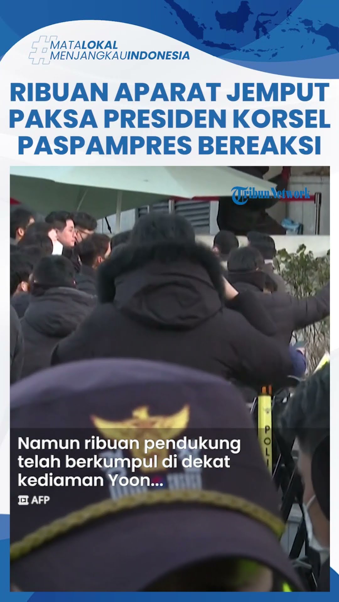 2.700 Polisi dan Puluhan Penyidik Jamput Paksa Presiden Korsel Yoon Suk Yeol, Paspampres Halangi