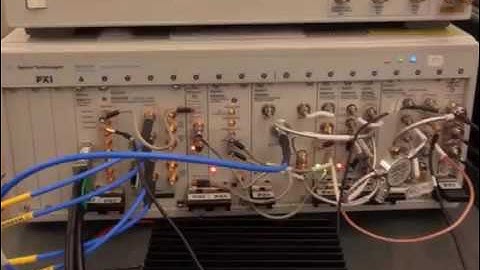Power Amplifier Linearization Measurements w/ M9392A PXI VSA & M9330A PXI AWG for Predistortion