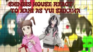 shinbi' s house react to hari as yui saikawa   shinbi  #masukberandayoutube #gachanox #reaction ! 🗿💖