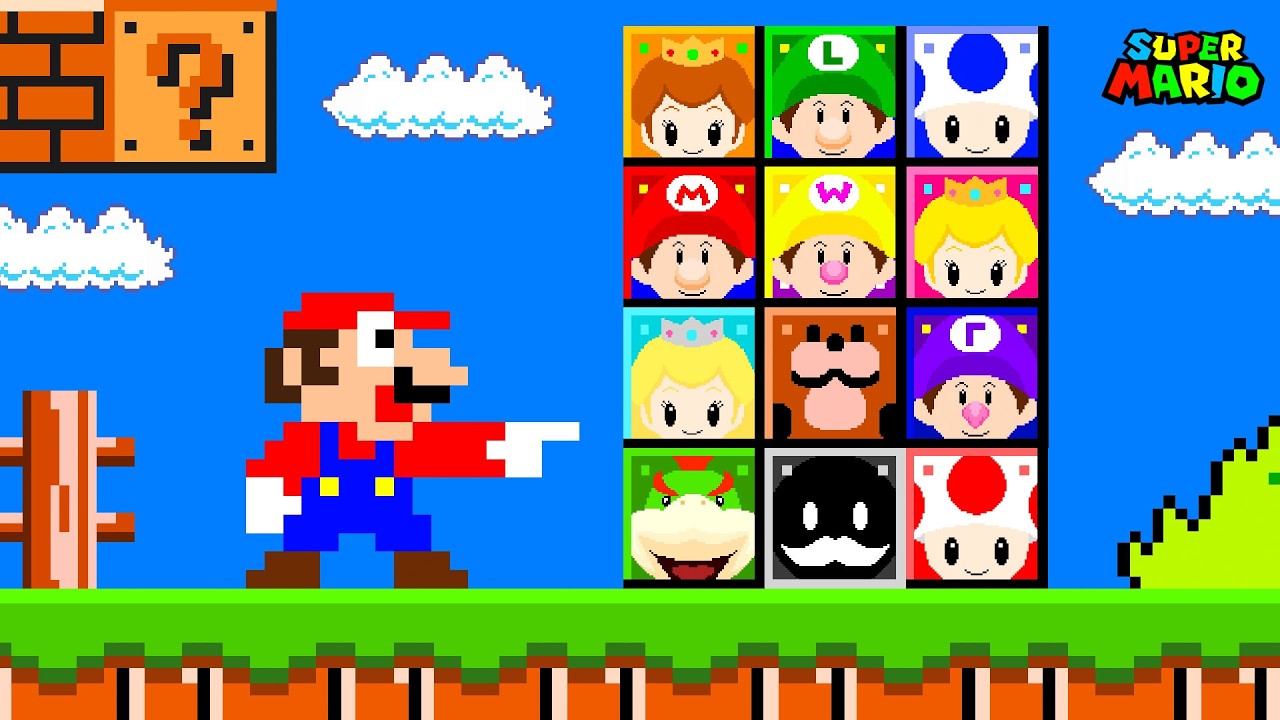 Super Mario Bros. But There Are MORE Tiny Blocks!