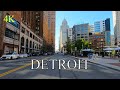 Detroit 4K - Day Drive