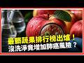 天天吃帶皮蘋果竟農藥超標！蔬果怎麼洗才對？專家提醒：別只是「隨便沖一沖」│三立iNEWS