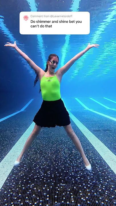 Finally did the Shimmer and Shine Dance Underwater!