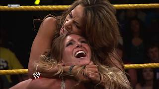 Charlotte Flair vs  Sasha Banks NXT Live, July 31, 2013