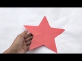 How to make simple  easy paper star  diy paper craft ideas