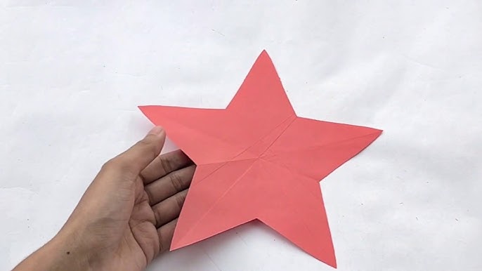 How to make a 3D paper star, Easy origami stars for beginners making