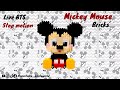 Live BTS Stop motion building MICKEY MOUSE bricks ✨