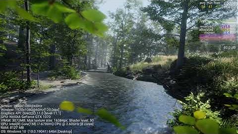Forest Environment - Dynamic Nature demoscene