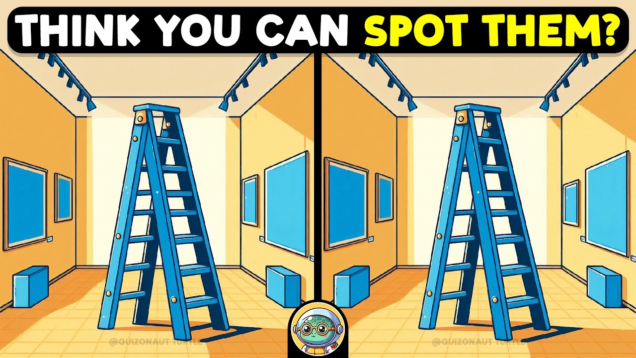 🐢🧩 Spot 3 Differences | Can You Beat the Clock? 🧩🐢 | Quizonaut Turtle